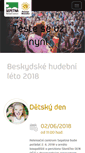 Mobile Screenshot of beskydskehudebnileto.cz